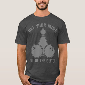 Lustiges Bowling-Design für Männer Frauen Bowling- T-Shirt