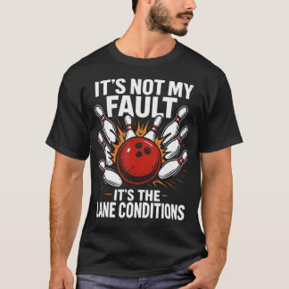 Lustiges Bowling für T-Shirt