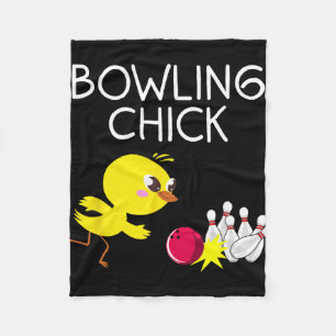 Lustiges Bowling-Geschenk Frauen Niedliches Bowlin Fleecedecke