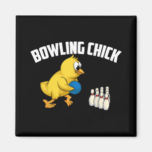 Lustiges Bowling-Geschenk Frauen Niedliches Bowlin Magnet