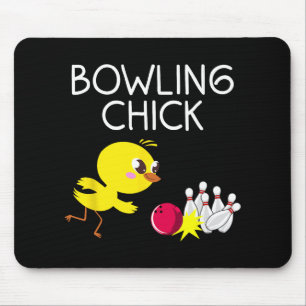 Lustiges Bowling-Geschenk Frauen Niedliches Bowlin Mousepad