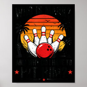 Lustiges Bowling-Shirt Wer ist Mark und warum muss Poster