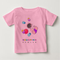 Lustiges Bowlings-Baby-T-Shirt