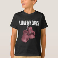 Lustiges Boxsport-Zitat Ich liebe meinen Trainer C