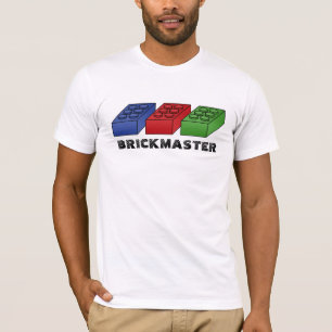 Lustiges Brickmaster - vektorPopkunst T-Shirt