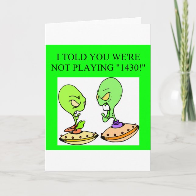 lustiges Bridge-Design Karte (Vorderseite)