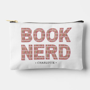 Lustiges Buch-Nerd-Zitat für personalisierte Leset Zubehörtasche