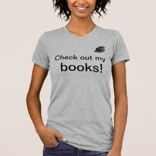 Lustiges, buchbezogenes T-Shirt für mutige Frauen