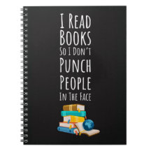 Lustiges Buchleser-Geschenk Witz Spruch Lesestoff