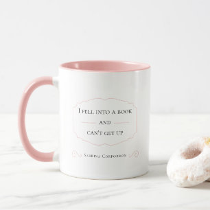 Lustiges Buchliebhaber-Geschenk Ich fiel in ein Tasse
