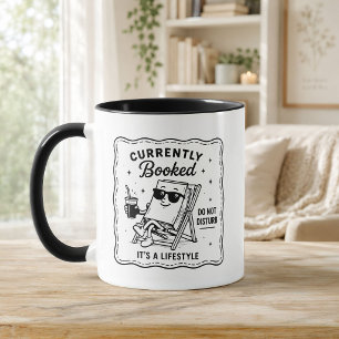 Lustiges Buchliebhaber Süß Zurzeit Gebucht Kaffee Tasse