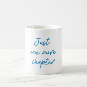 Lustiges Buchliebhaber-Zitat Blaue Schrift  Kaffeetasse