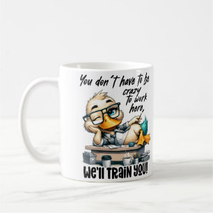 Lustiges Büro-Leben Kaffeetassen-Wrap Arbeits-Hu Kaffeetasse