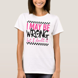 Lustiges Büro-Typografie-Zitat T-Shirt