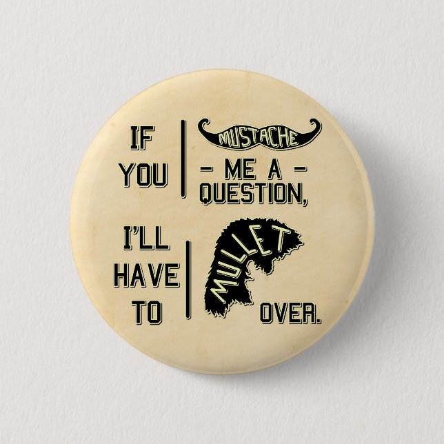 Lustiges Button (Vorderseite)