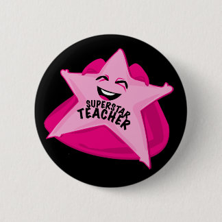 lustiges Button des Superstarlehrers
