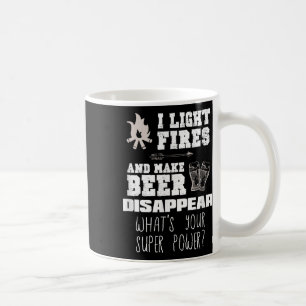 Lustiges Camping-Geschenk Ich zünde Feuer an & mac Kaffeetasse