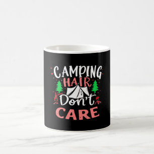 Lustiges Camping-Haar, ist mir egal Kaffeetasse