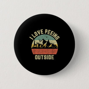 Lustiges Camping-Shirt Wandern im Freien Ich liebe Button