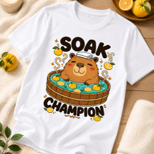 Lustiges Capybara-Entschannungsmeister-Yuzu-Bad-T- T-Shirt