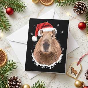 Lustiges Capybara Weihnachten 