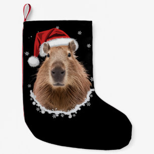 Lustiges Capybara-Weihnachten Kleiner Weihnachtsstrumpf