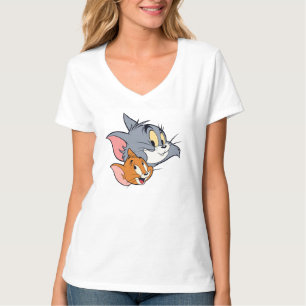 Lustiges Cartoon-Duo-T-Shirt T-Shirt