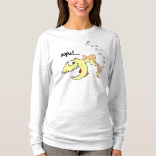 Lustiges Cartoon-Fisch-Furz-Shirt T-Shirt