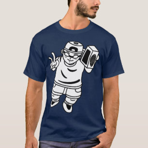 Lustiges Cartoon-Kind-Rapper lustig T-Shirt