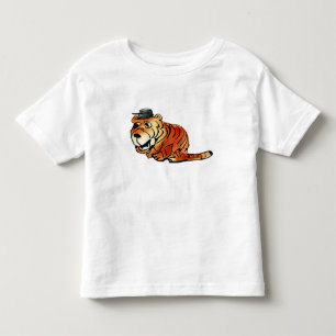 Lustiges Cartoon-Tiger-Baby-Shirt - Einzigartiges Kleinkind T-shirt