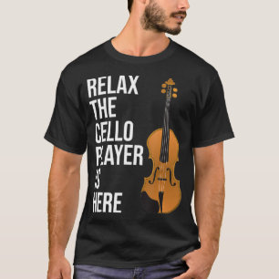 Lustiges Cello-Geschenk Rela Der Cellospieler ist T-Shirt