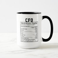 Lustiges CFO-Ernährungsfakten-Geschenk für den Che