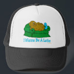 LUSTIGES CHANUKKA-SHIRT 'IWANT, ZUM A LATKE ZU TRUCKERKAPPE<br><div class="desc">GEBEN SIE DIESES EINZIGARTIGE CHANUKAH GESCHENK - EIN COUCH-KARTOFFEL-SPRICHWORT, ",  DAS ICH WILL,  UM EIN LATKE" ZUR FAMILIE UND ZU DEN FREUNDEN ZU SEIN.  Jüdischer SPASS GEHT ein LANGER WEG.</div>