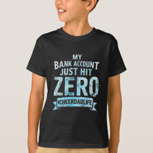 Lustiges Cheer Dad Leben Mein Nk-Konto hat gerade T-Shirt