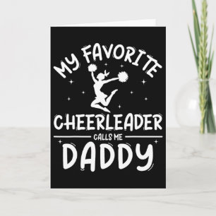 Lustiges Cheerleading Cheer Dad Shirt Stolz Vatert Karte
