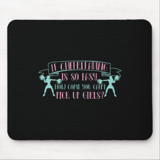 Lustiges Cheerleading-Design für Männer und Univer Mousepad