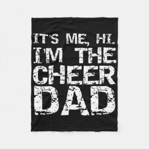 Lustiges Cheerleading-Vater-Geschenk Es ist ich Ha Fleecedecke