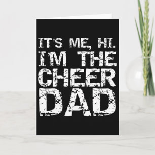 Lustiges Cheerleading-Vater-Geschenk Es ist ich Ha Karte