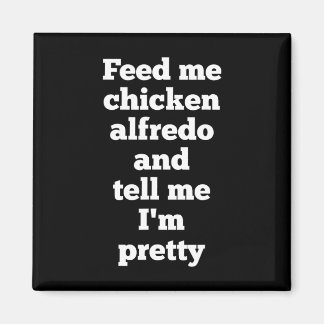 Lustiges Chicken Alfredo Pasta Liebhaber-Geschenk  Magnet