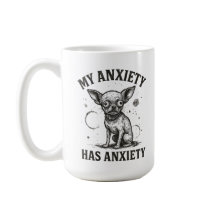 Lustiges Chihuahua-Angst-Shirt – Gestresster Nervö