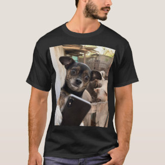 Lustiges Chihuahua-Selfie-Farm-T-Shirt T-Shirt