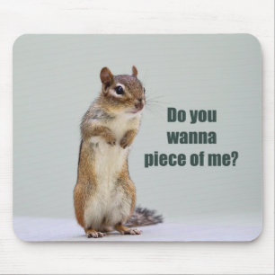 Lustiges Chipmunk-Bild Mousepad