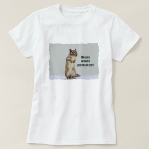 Lustiges Chipmunk-Bild T-Shirt