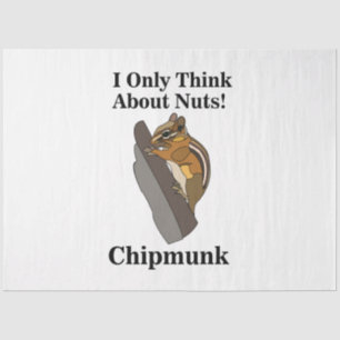 Lustiges Chipmunk-Nagetier Seidenpapier