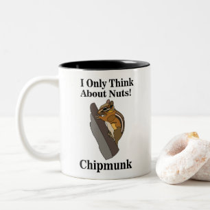 Lustiges Chipmunk-Nagetier Zweifarbige Tasse