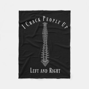 Lustiges Chiropraktiker Beruf Geschenk T-Shirt Fleecedecke