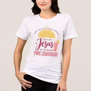 Lustiges christliches Frauen-T-Shirt mit Jesus-Lim Tri-Blend Shirt