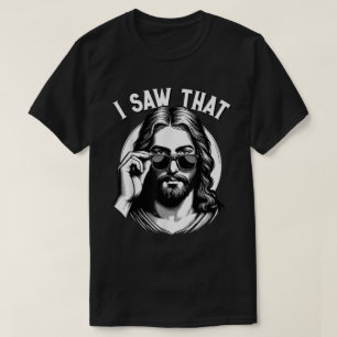 Lustiges Christliches Jesus-Beobachtungs-Meme-Shir T-Shirt