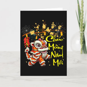 Lustiges Chuc Mung Nam Moi Frohes Vietnamesisches Karte