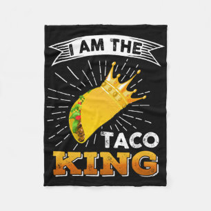 Lustiges Cinco De Mayo Essen Ich Bin Der Taco Köni Fleecedecke